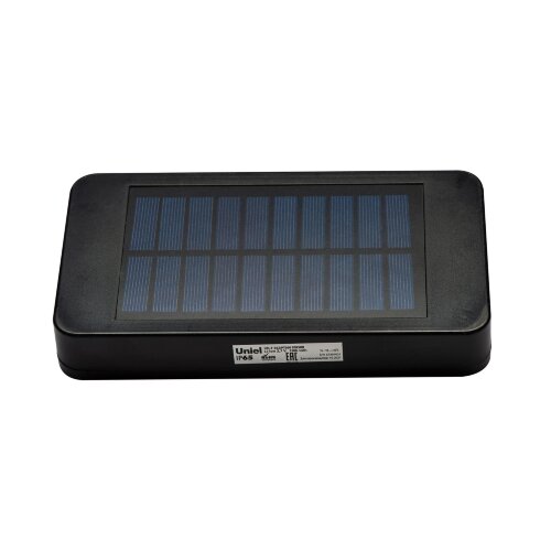 USL-F-562-PT060 SENSOR Садовый светильник на солнечной батарее, с датчиком движения, 5Вт, Белый свет 4000K, Корпус черный, TM Uniel - фото 4