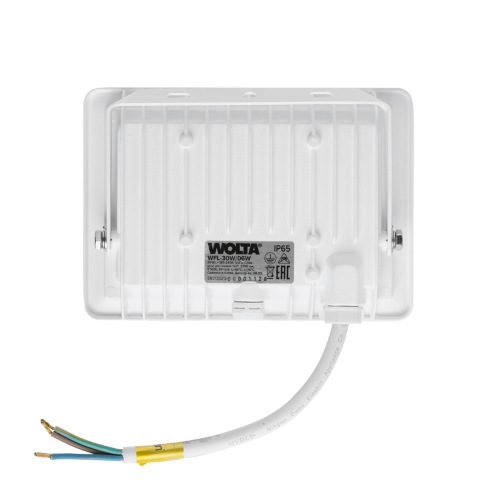 Светодиодный прожектор WOLTA WFL-30W/06W 30Вт 5700К IP65 Белый - фото 3.