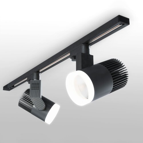 Трековый светильник для однофазного шинопровода Accord черный 30W 4200K (1&nbsp;шт.) - Фото 2