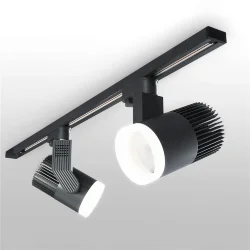 Трековый светильник для однофазного шинопровода Accord черный 30W 4200K (1 шт.) LTB37 (043918)