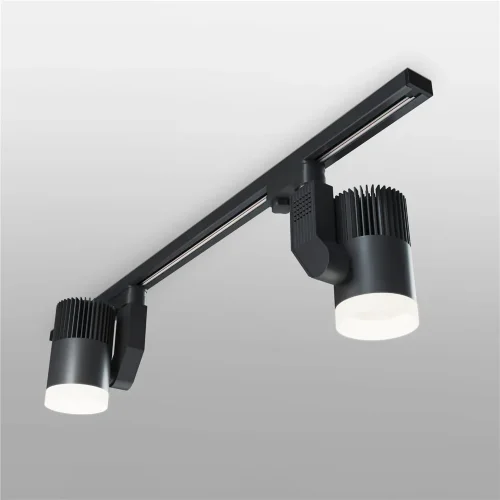 Трековый светильник для однофазного шинопровода Accord черный 30W 4200K (1 шт.) LTB37 - фото 3