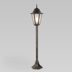 Уличный светильник на столбе IP44 GL 1014F черное золото (035746)