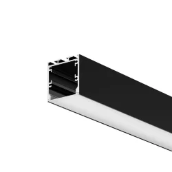 Алюминиевый профиль накладной-подвесной 35x35 (Черный, 3 м), ALM-3535BT-B-3M 633004 (Черный)