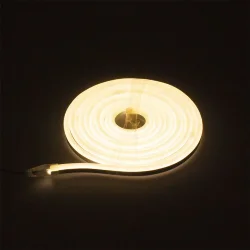 Светодиодный гибкий неон 8x16 LB24 (220V, warm white, блистер 5м)