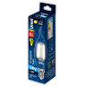 LED-CW35-6W-WW-E14-CL PLS02WH Лампа светодиодная, Форма свеча на ветру, прозрачная, Серия Sky, Теплый белый свет. - фото 4