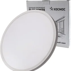 Светильник светодиодный SLIM WHITE 48Вт 4500К IP40 3480лм 230В 500х25мм КОСМОС KSlim48w_W4500K