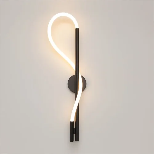 Настенный светильник (бра) Tau 3000К 13Вт (Черный) - фото 15