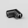 Mini Magnetic Коннектор угловой для накладного шинопровода Round черный 85215/00 - фото 2
