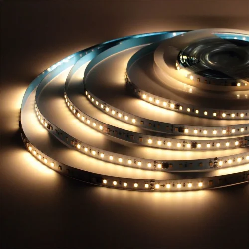Светодиодная лента SPI 2835 120 led/m, warm white, WS2811, 24V, 10m, IP20, А486 - фото I