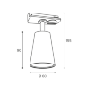 Трековый светильник WOLTA WTL-GU10/11W под лампу GU10 Белый CONO - фото 4.