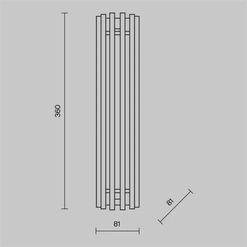 Настенный светильник (бра) Sonata 3000К 12Вт (Латунь) - фото 9
