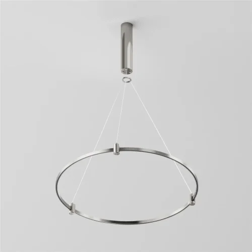 Готовая конструкция круглая D650мм c основанием под блок питания без светильников и блока питания, платина (Платина) TFC-Flar-H02-PT - фото