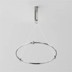 Готовая конструкция круглая D650мм c основанием под блок питания без светильников и блока питания, платина (Платина) TFC-Flar-H02-PT