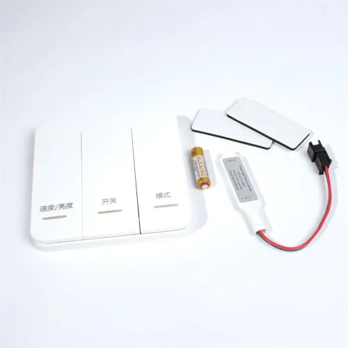 Контроллер MG2811 S382 (12-24V, 2048pix, SPI, RF 3 клавиши, для одноцветной ленты) - фото I