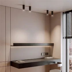 Светильник накладной Nubis GU10 чёрный 25012/01 (064787)