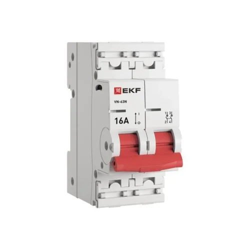 Выключатель нагрузки 2п 16А ВН-63N PROxima EKF S63216 - фото