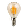 LED-G45-5W-GOLDEN-E14 GLV21GO Лампа светодиодная Vintage, Форма шар, золотистая колба - фото 2