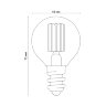 LED-G45-5W-GOLDEN-E14 GLV21GO Лампа светодиодная Vintage, Форма шар, золотистая колба - фото 6