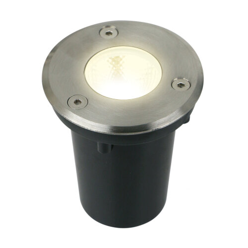 ULU-B13A-3W-2700K IP67 GREY Светильник светодиодный тротуарный, Архитектурный встраиваемый, Теплый белый свет 2700К, Корпус серый, TM Uniel - фото 1