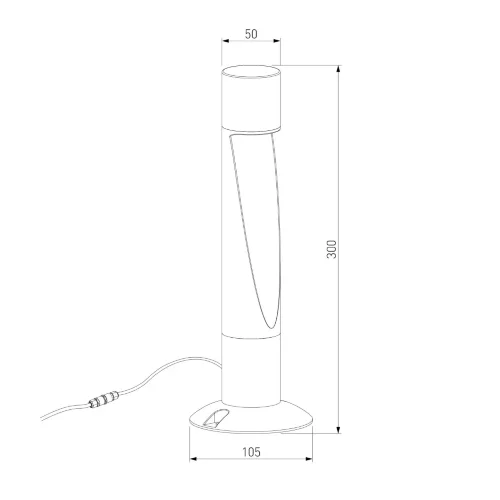 Ландшафтный светодиодный светильник Recess 3000K черный IP65 35177/S черный - фото 4