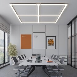 Светильник линейный светодиодный, в комплекте прямой соединитель, крепёжные планки, сетевой кабель 2 «Novotech» 359110, серия: BITS (крепление на планке)