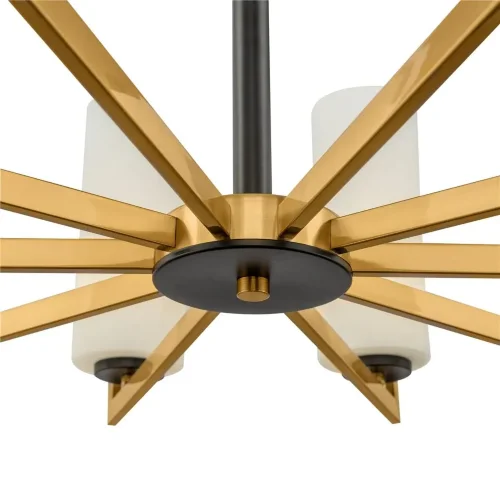 Подвесной светильник Fortano E27х10 (Черный и Латунь) - фото 5