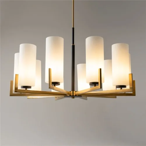 Подвесной светильник Fortano E27х10 (Черный и Латунь) - фото 8