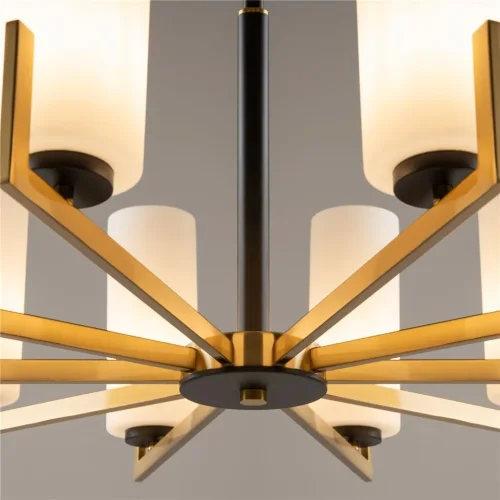 Подвесной светильник Fortano E27х10 (Черный и Латунь) - фото 12