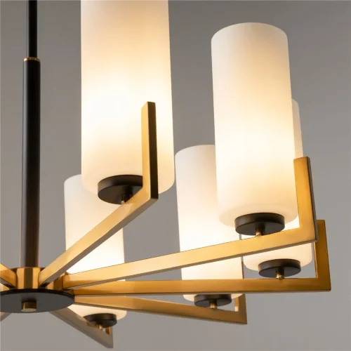 Подвесной светильник Fortano E27х10 (Черный и Латунь) - фото 13