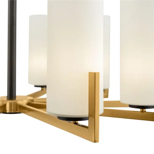 Подвесной светильник Fortano E27х10 (Черный и Латунь) - фото 14