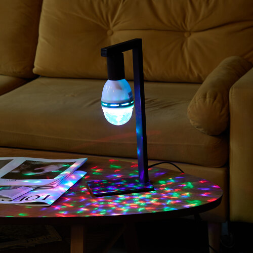 Светодиодный светильник-проектор ULI-Q301, Серия DISCO, многоцветный, Работа от сети 220В, Для установки в электропатрон Е27, Цвет корпуса белый. - фото 5