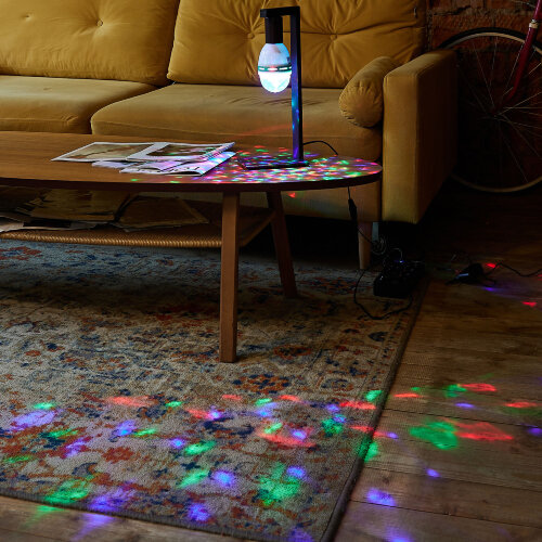 Светодиодный светильник-проектор ULI-Q301, Серия DISCO, многоцветный, Работа от сети 220В, Для установки в электропатрон Е27, Цвет корпуса белый. - фото 7