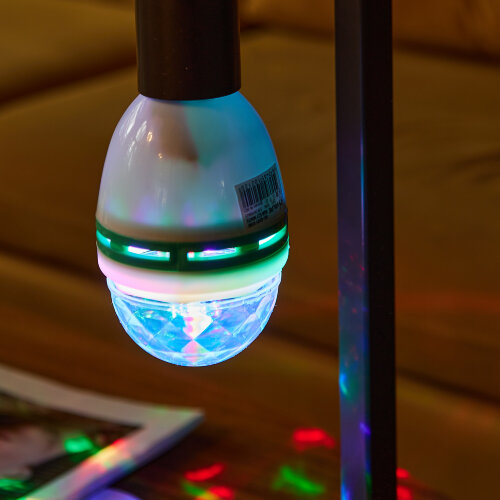 Светодиодный светильник-проектор ULI-Q301, Серия DISCO, многоцветный, Работа от сети 220В, Для установки в электропатрон Е27, Цвет корпуса белый. - фото 8