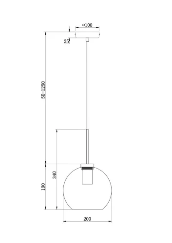 Подвесной светильник Freya FR8002PL-01B (Черный) FR8002PL-01B - фото 17
