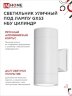 Светильник уличный настенный двусторонний НБУ ЦИЛИНДР-2xGX53-WH алюминиевый белый IP54 IN HOME - Фото 5