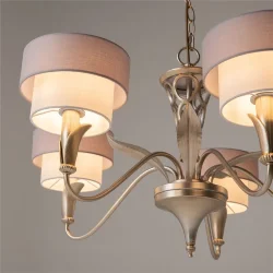 Подвесной светильник Lillian E14х5 (Бронза)