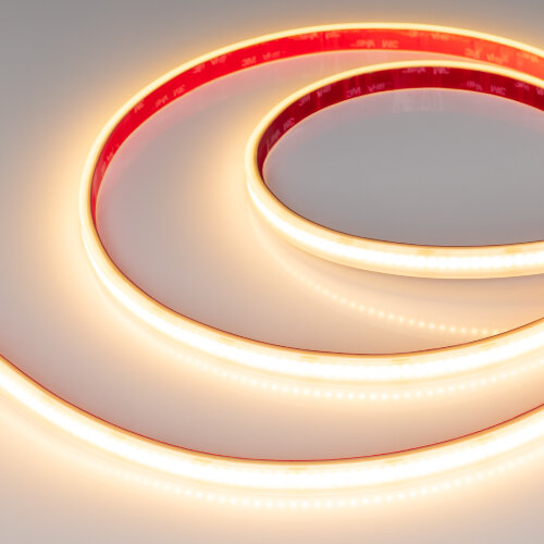 Светодиодная лента герметичная RTW-PS-A240-12mm 24V Warm2700 (19 W/m, IP67, 5m) (Arlight, CRI&gt;90) - фото 1