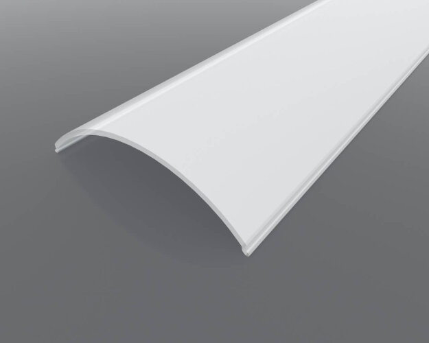 Рассеиватель поликарбонатный для профиля LC-LRM-M20-2 матовый - фото