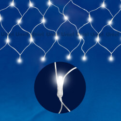 ULD-N2520-240-STA WHITE IP20 Сетка светодиодная, 240 светодиодов, 2.5х2 м, белая, IP20, провод прозрачный