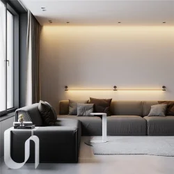 Module System Декоративная гибкая стойка с питанием (черный) 85191/00 (066188)