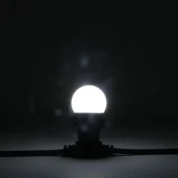 Лампа Ø45 мм для Белт-лайта 220В, Цоколь E27, 2Вт, Белая