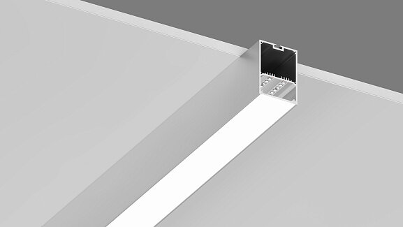 Подвесной/накладной алюминиевый профиль Design LED LS 4970, 2500 мм, анодированный, LS.4970-R. Фото 4