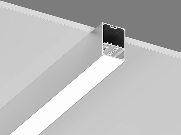 'Подвесной/накладной алюминиевый профиль Design LED LS 4970, 2500 мм, анодированный, LS.4970-R. Фото 4