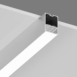 'Подвесной/накладной алюминиевый профиль Design LED LS 4970, 2500 мм, анодированный, LS.4970-R 010370