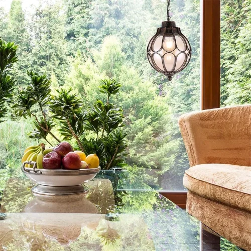 Подвесной светильник Via E27х1 60Вт IP 44 (Золото Антик) - фото 10