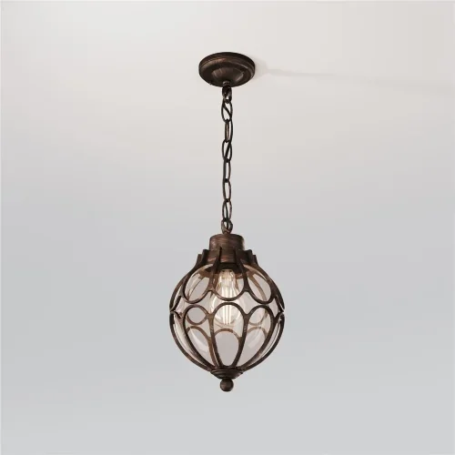 Подвесной светильник Via E27х1 60Вт IP 44 (Золото Антик) - фото