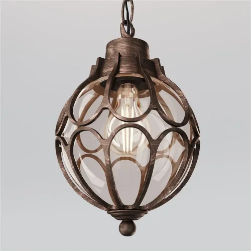 Подвесной светильник Via E27х1 60Вт IP 44 (Золото Антик) - фото 3