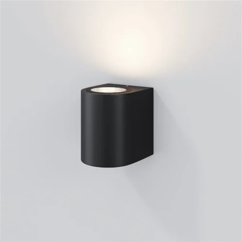 Настенный светильник (бра) Slat GU10х1 10Вт IP 54 (Черный) - фото