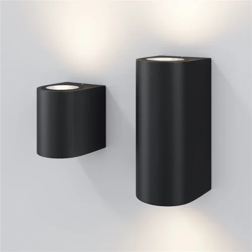 Настенный светильник (бра) Slat GU10х1 10Вт IP 54 (Черный) - фото 5