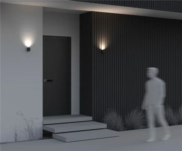 Настенный светильник (бра) Slat GU10х1 10Вт IP 54 (Черный) - фото 6